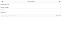 Tablet Screenshot of everythingpolish.com
